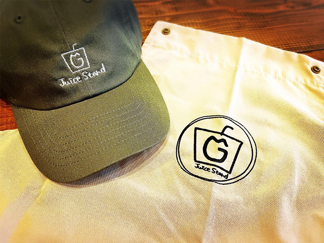 オリジナル刺繍例:Juice Stand MG